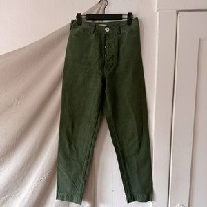 Jesse Kamm Olive Ranger Pants - Size 6